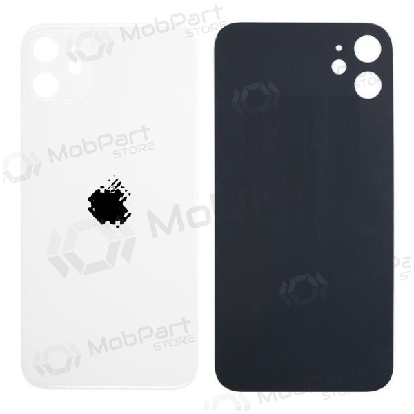 Apple iPhone 11 πίσω κάλυμμα μπαταρίας (άσπρο) (bigger hole for camera)