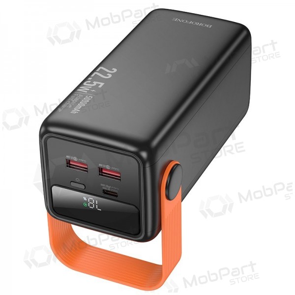 Εξωτερική μπαταρία Power Bank Borofone BJ66A 22.5W+PD20W 50000mAh μαύρος