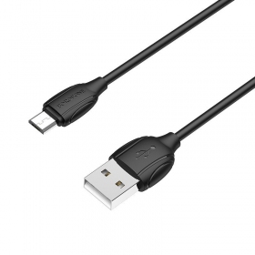 Καλώδιο micro USB Borofone BX19 USB-A σε micro USB 1 m μαύρο