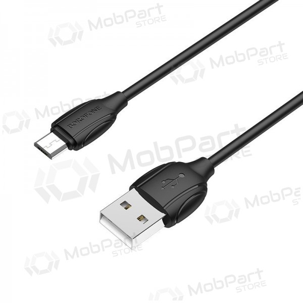Καλώδιο micro USB Borofone BX19 USB-A σε micro USB 1 m μαύρο