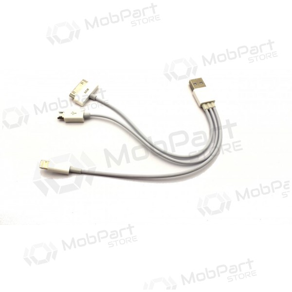 USB προσαρμογέας φόρτισης 4in1 (microUSB-TAB-5G)