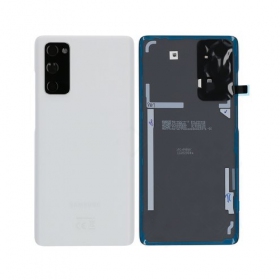 Samsung G780 / G781 Galaxy S20 FE 4G / 5G πίσω κάλυμμα μπαταρίας (Cloud White) (μεταχειρισμένος grade C, γνησια)
