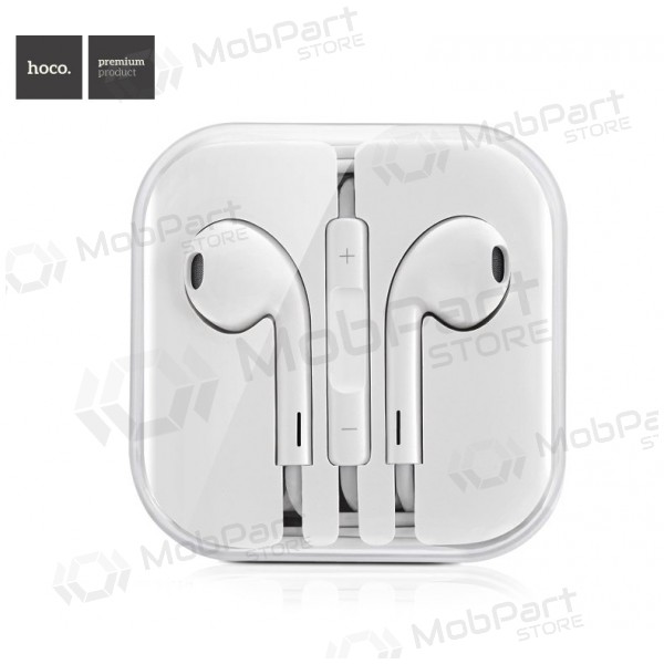 Handsfree ακουστικα HOCO M1 3,5mm (άσπρο)