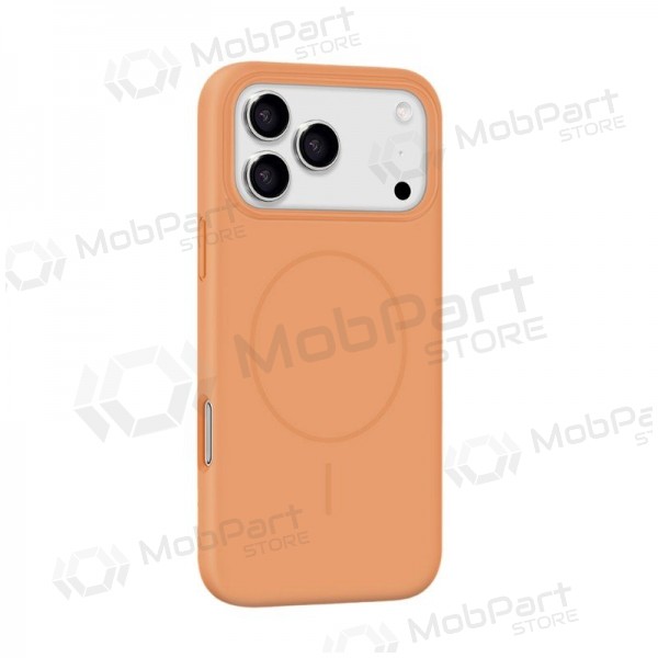 Θήκη Apple iPhone 17 Pro, 18 Pro - X-Level Fluid Skin MagSafe (πορτοκαλί)