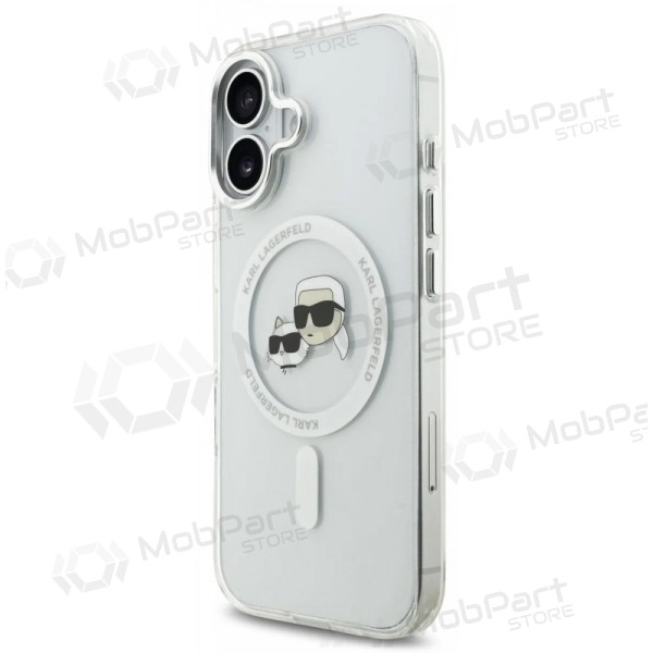 Θήκη Apple iPhone 17 - Karl Lagerfeld IML K&CH Heads Metal Frame MagSafe (διαφανής)