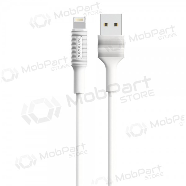 USB καλώδιο Borofone BX1 Lightning 1.0m (άσπρο)