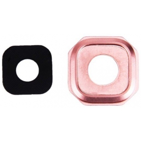 Samsung Galaxy A3 2016, A5 2016, A7 2016 τζαμάκι κάμερας (ροζ)