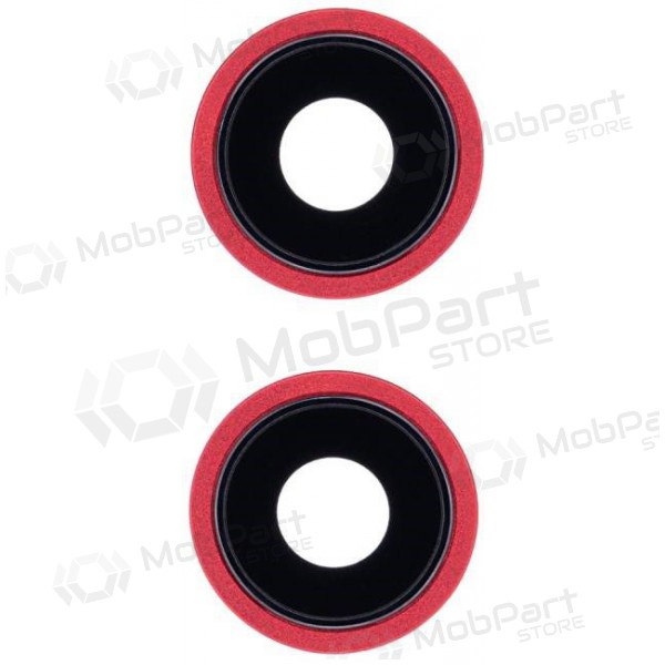 Apple iPhone 13 τζαμάκι κάμερας (2τεμ) (το κόκκινο) (με πλαίσιο)
