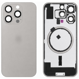 Θήκη πλάτης Apple iPhone 16 Pro (γκρι) (Premium)
