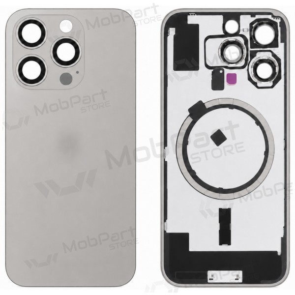 Θήκη πλάτης Apple iPhone 16 Pro (γκρι) (Premium)