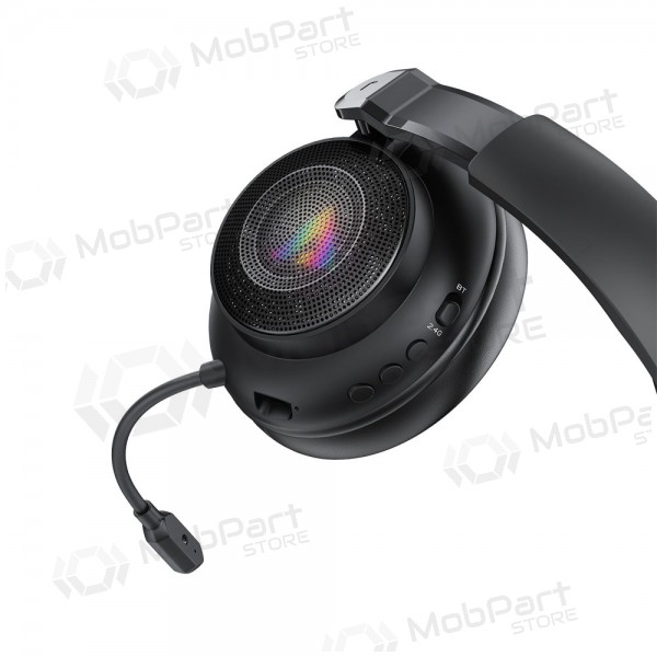 Ασύρματα ακουστικά Acefast H15 Gaming over-ear με μικρόφωνο USB-C μαύρα