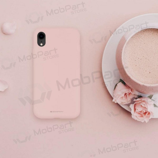 Θήκη Samsung Galaxy A22 4G Mercury - Silicone Case (ροζ άμμου)
