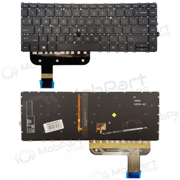 Πληκτρολόγιο HP EliteBook 845 G7, su pašvietimu και „trackpoint“