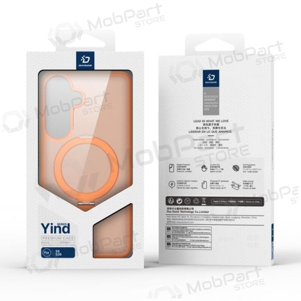 Θήκη Samsung Galaxy S26 Ultra - Dux Ducis Yind Magnetic Stand (πορτοκαλί)