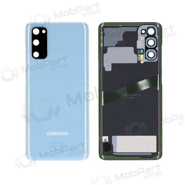 Samsung G981F / G980 Galaxy S20 πίσω κάλυμμα μπαταρίας (Cloud Blue) (μεταχειρισμένος grade B, γνησια)