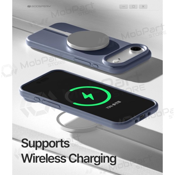 Θήκη Apple iPhone Air Mercury -Pure Magsafe Silicon Case- (λεβάντα γκρι)