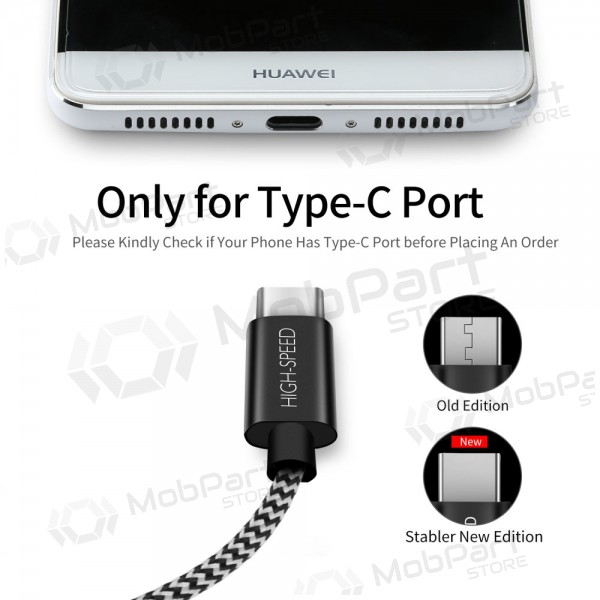 Καλώδιο USB Dux Ducis K-ONE Type-C FastCharging 1.0m