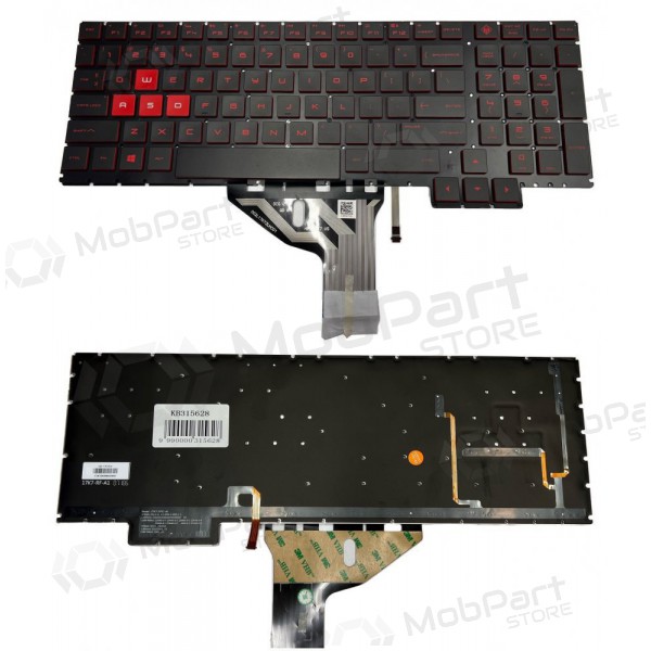 HP Omen 15-ce016na πληκτρολόγιο (US) (με φωτισμό)