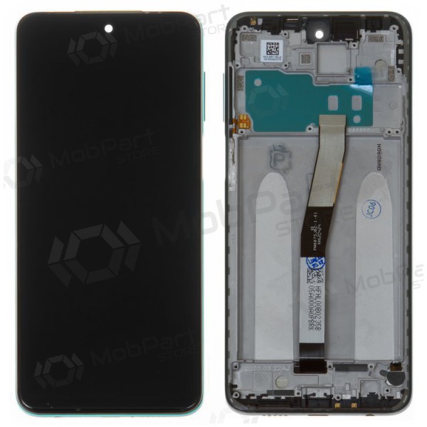 Xiaomi Redmi Note 9S οθόνη (μπλε) (με πλαίσιο) (service pack) (γνησια)