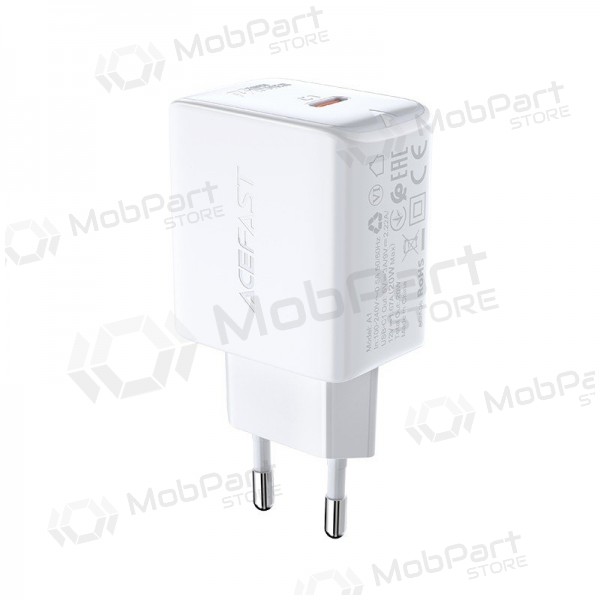 Φορτιστής buitinis Acefast A1 PD20W USB-C άσπρο