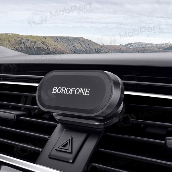 Automobilinis Γενικής telefono laikiklis Borofone BH29 glued to the panel, magnetic, μαύρος
