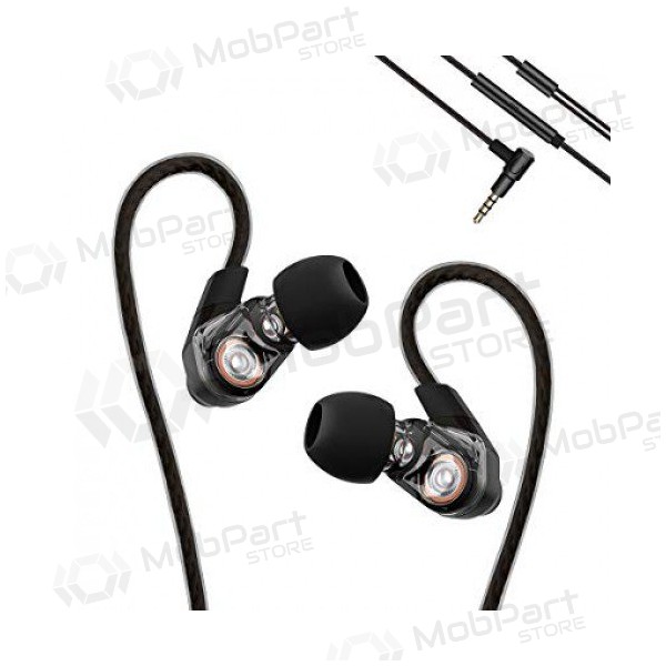 Handsfree ακουστικα Remax RM-580 3,5mm (μαύρος)