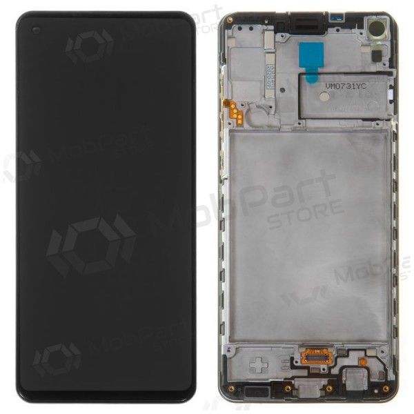 Samsung Galaxy A21s οθόνη (μαύρος) (με πλαίσιο) (γνησια)