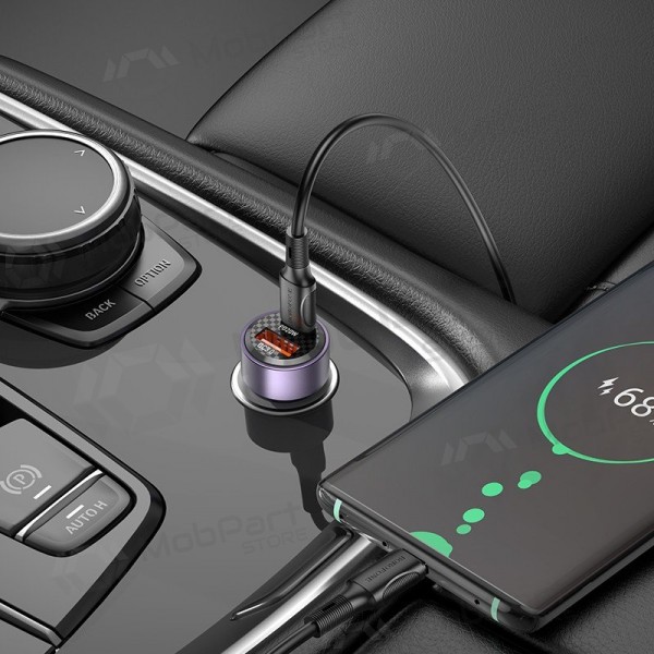 Φορτιστής automobilinis Borofone BZ20 PD20W+QC3.0 38W μαύρος