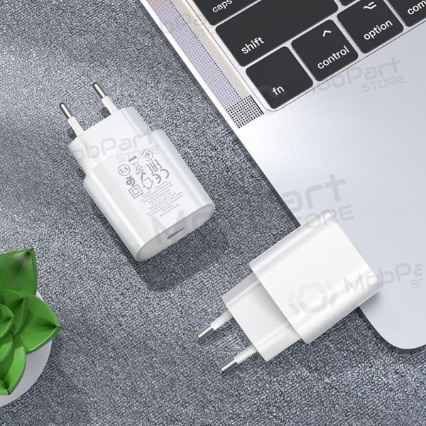 Φορτιστής τηλεφώνου Hoco N22 25 W USB-C λευκός