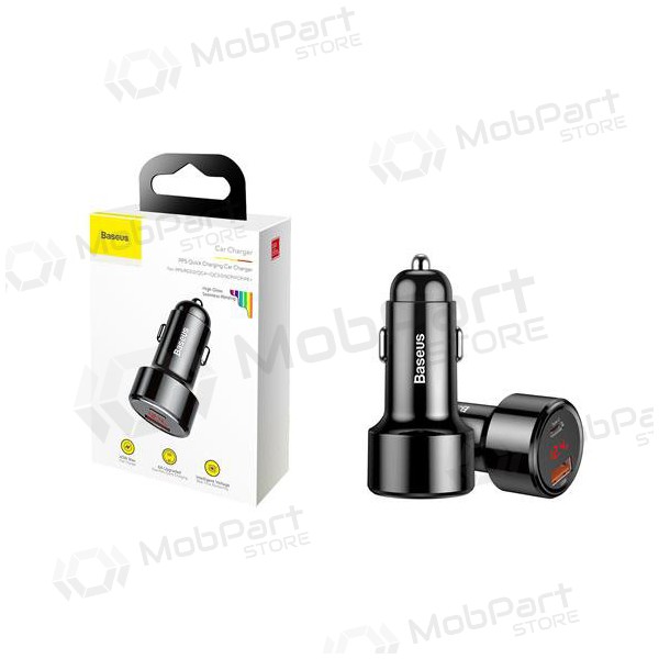 Φορτιστής automobilinis Baseus Series x 2 USB Quick Charge 45W CCMLC20C-01 (μαύρος)