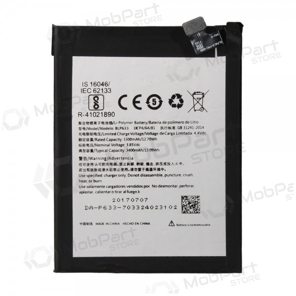 OnePlus 3T (BLP633) μπαταρία / συσσωρευτής (3400mAh)