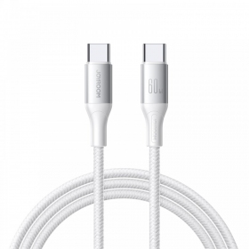 USB καλώδιο Joyroom S-A28 USB-C to USB-C 60W 1.0m άσπρο