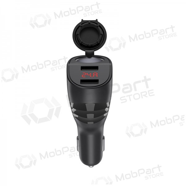 Φορτιστής automobilinis Hoco Z34 x 2 USB (3.1A) (μαύρος)