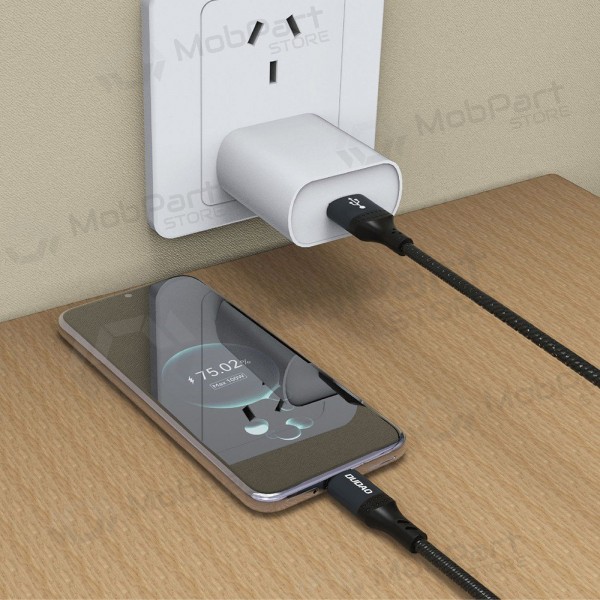 Καλώδιο USB-C Dudao L3ST USB-A σε USB-C 3 m 5A μαύρο