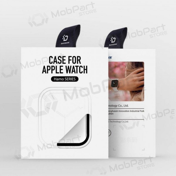 Προστατευτικό γυαλί LCD / θήκη Apple Watch 44mm - Dux Ducis Hamo (ασημί)