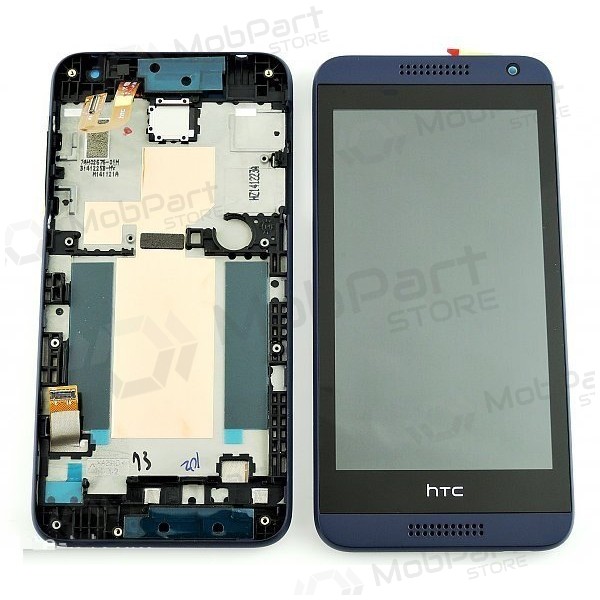 HTC Desire 610 οθόνη (μπλε) (με πλαίσιο) (service pack) (γνησια)