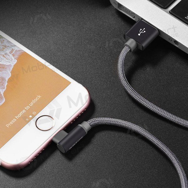 USB καλώδιο Borofone BX26 Lightning 1.0m (γκρί)