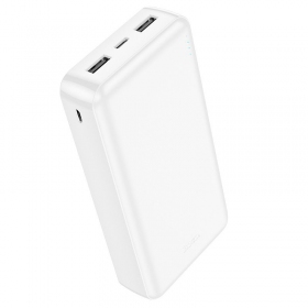 Εξωτερική μπαταρία Power Bank Hoco J100A 2xUSB-A 20000mAh άσπρο