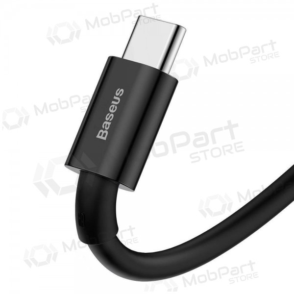 USB καλώδιο Baseus Superior iš USB į Type-C 66W 2.0m μαύρος CATYS-A01