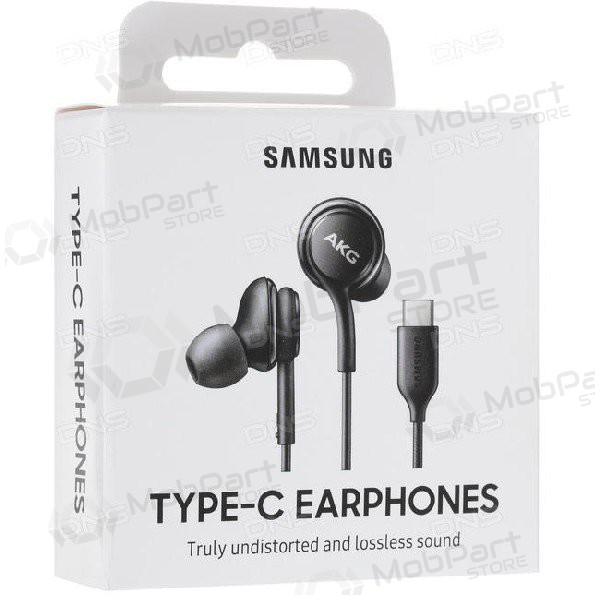 Handsfree ακουστικα Samsung AKG (EO-IC100) Type-C (μαύρος)