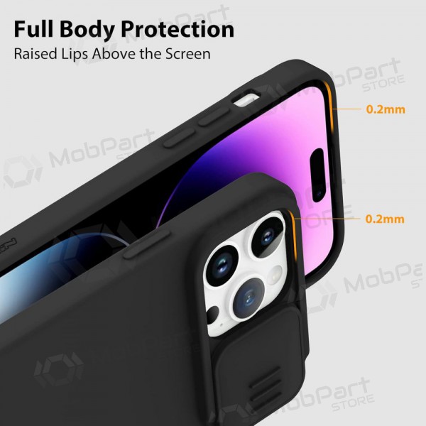 Θήκη Apple iPhone 14 - Nillkin Silicone (μαύρη)