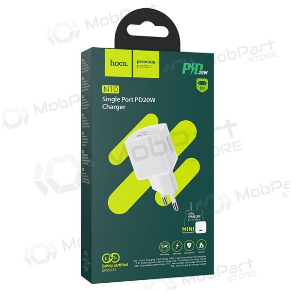 Φορτιστής Hoco N10 PD20W (λευκός)