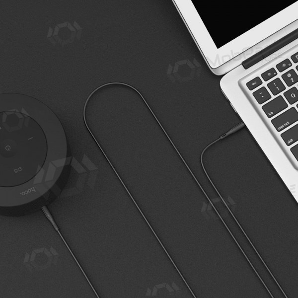 Audio προσαρμογέας 3,5mm į 3,5mm Borofone BL1 (μαύρος)