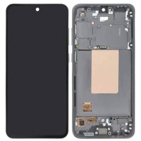 Οθόνη Samsung Galaxy S24 FE (γραφίτης) (με πλαίσιο) (Premium)