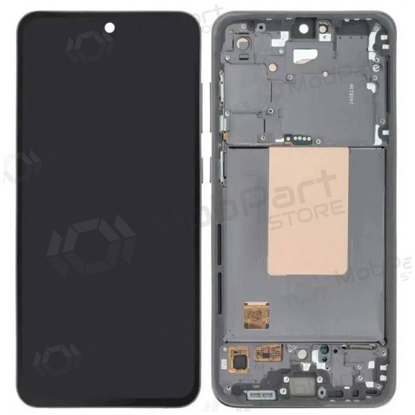 Οθόνη Samsung Galaxy S24 FE (γραφίτης) (με πλαίσιο) (Premium)