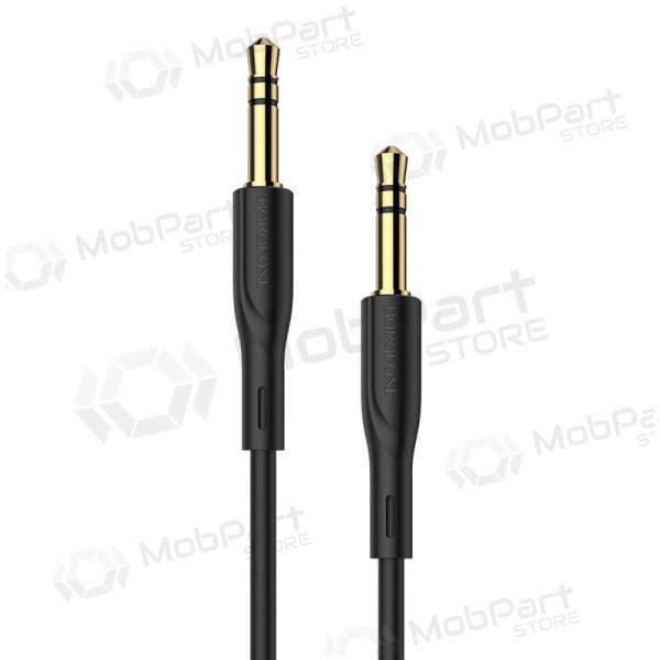 Audio προσαρμογέας 3,5mm į 3,5mm Borofone BL1 (μαύρος)