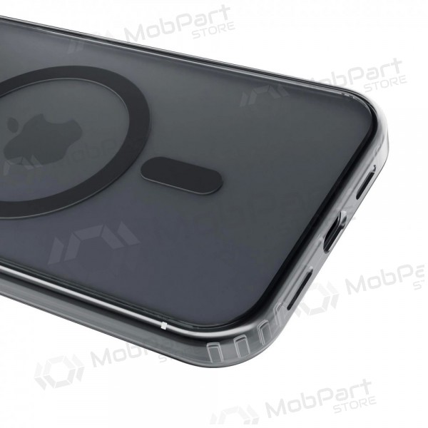 Θήκη Apple iPhone 17 Pro Max, 18 Pro Max - 3mk Frosty MagCase (μαύρο)