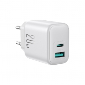 Φορτιστής Joyroom JR-TCF21 USB-C/USB-A PD20W άσπρο