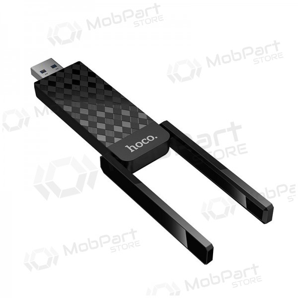 Προσαρμογέας USB Wi-Fi Hoco HI34 USB 3.0 Wi-Fi 6 μαύρος