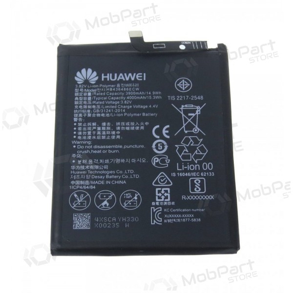 Huawei Mate 10 / Mate 10 Pro / Mate 20 / P20 Pro / Honor View 20 (HB436486ECW) μπαταρία / συσσωρευτής (4000mAh) (service pack) (γνησια)